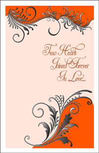 Wedding Program Cover Template 8B - Graphic 5